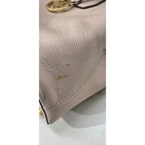 Michael Kors Camille Leather Satchel Crossbody Soft Pink Large Classic Purse - Picture 7 of 16